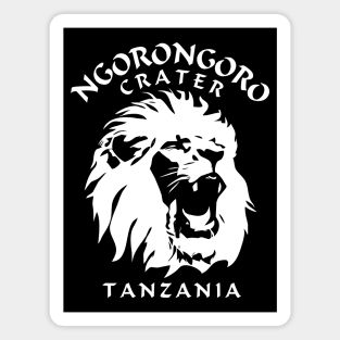 Ngorongoro Crater Conservation Area | Lion Face Magnet